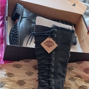 Harley Davidson Leather Boots